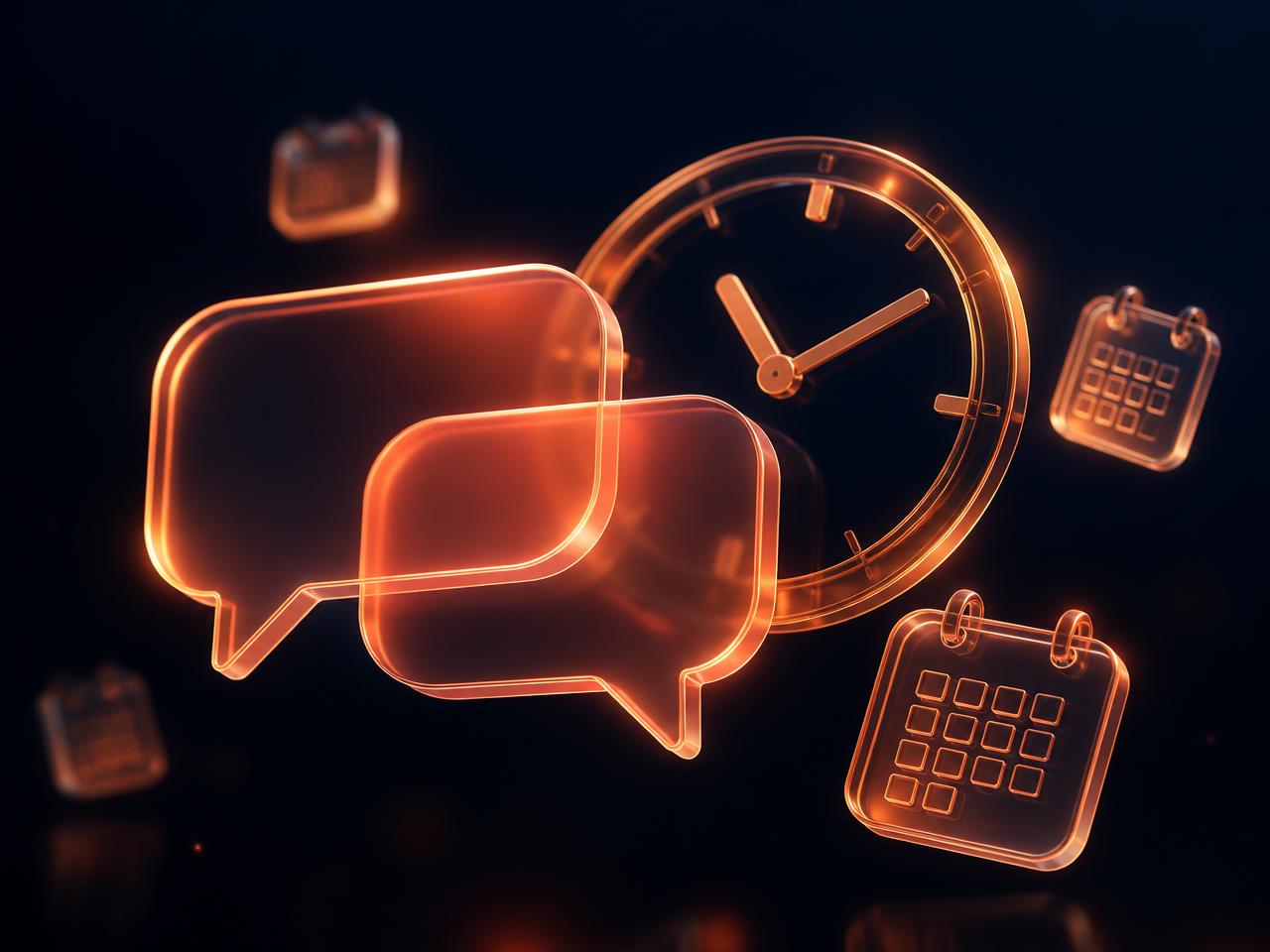 Abstract illustration of a one-on-one expert consultation call